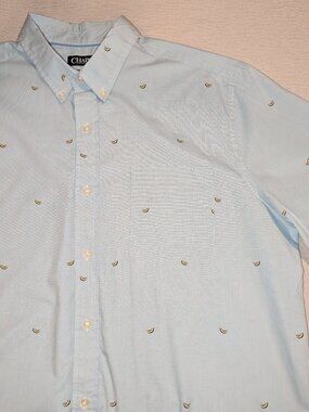 Chaps Easy Care Lime Wedge Print Short-Sleeve Shirt